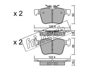 ΤΑΚΑΚΙΑ-MB C-CLASS(W205) C180 14-18 (REAR) fri.tech. 1044.0