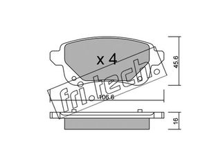 ΤΑΚ. RENAULT MEGANE IV Grandtour ALL 16> \"O\" FRITECH fri.tech. 1112.0