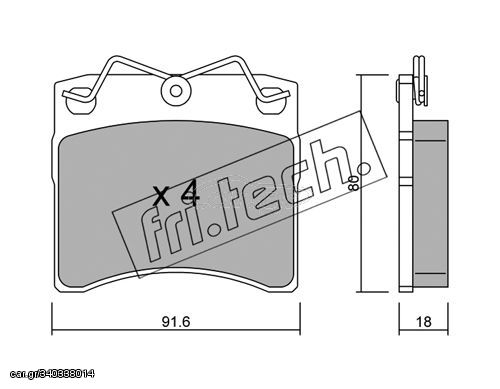 ΤΑΚ. VW                FRITECH \"E\" fri.tech. 166.0