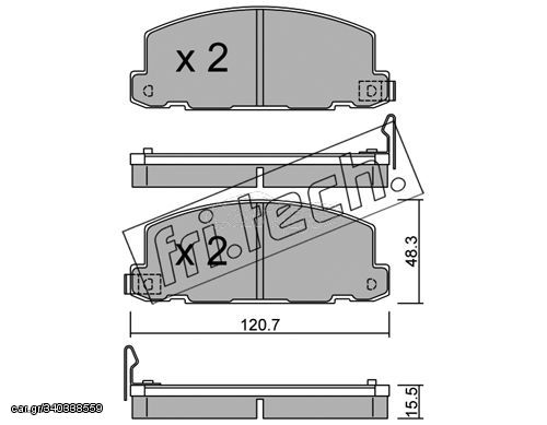 ΤΑΚ. ISUZU CAMPO 2.0   FRITECH \"E\" fri.tech. 369.0