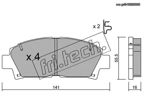 ΤΑΚ. TOYOTA            FRITECH \"E\" fri.tech. 169.0