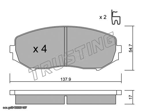 ΤΑΚ. SUZUKI GRAND VITARA 05- \"E\" TRUSTING TRUSTING 782.0