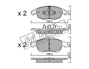 ΤΑΚ. CITROEN C4 PICASSO 1.6 \"E\" FRITECH fri.tech. 816.0