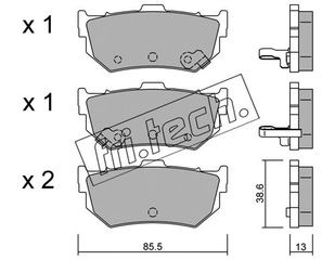 ΤΑΚ. SUZUKI SWIFT 1.3  FRITECH \"O\" fri.tech. 172.0