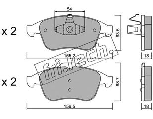 ΤΑΚ. RENAULT LAGUNA III 2.0 \"E\" FRITECH fri.tech. 819.0