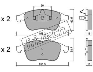 ΤΑΚ. RENAULT LAGUNA III 2.0 16V & TURBO 08- \"E\" FRITECH fri.tech. 819.1