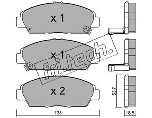 ΤΑΚ. HONDA-ROVER   FRITECH \"E\" fri.tech. 175.0