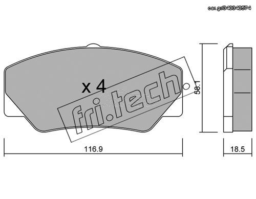 ΤΑΚ. FORD              FRITECH \"E\" fri.tech. 058.0