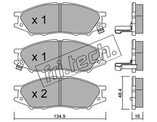 ΤΑΚ. NISSAN ALMERA N16 2.0 \"E\" FRITECH fri.tech. 826.0