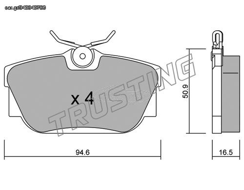 ΤΑΚ. VW TRANSPOTER IV  TRUSTING \"O\" TRUSTING 355.0