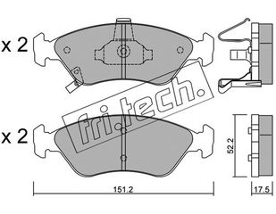 ΤΑΚ. KIA CLARUS 1.8,2.0 16V 96- \"O\"  FRITECH fri.tech. 380.0