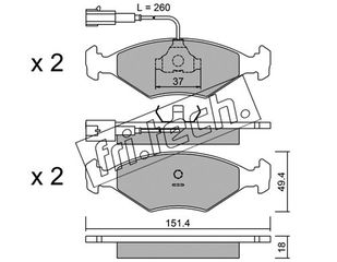 ΤΑΚ. FIAT TEMPRA 1.4,1.6   \"E\" fri.tech. 059.1