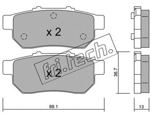 ΤΑΚ. HONDA             FRITECH \"O\" fri.tech. 179.0