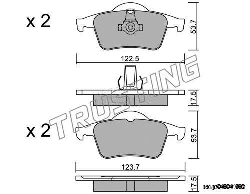 ΤΑΚ. VOLVO S60/S80    TRUSTING \"O\" TRUSTING 357.0