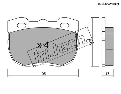 ΤΑΚ. LAND ROVER         FRITECH \"E\" fri.tech. 180.1