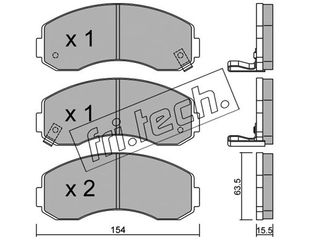 ΤΑΚ. KIA K2500 (SD) 2.5D  FRITECH \"E\" fri.tech. 386.0