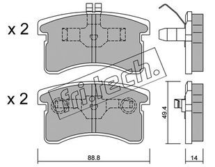 ΤΑΚ. DAIHATSU          FRITECH \"E\" fri.tech. 387.0