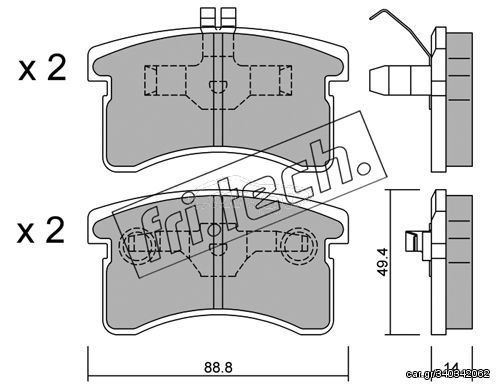 ΤΑΚ. DAIHATSU          FRITECH \"E\" fri.tech. 387.0