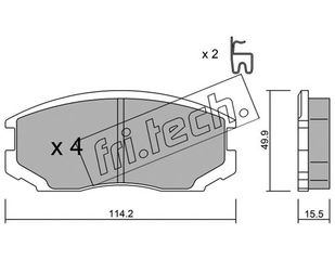 ΤΑΚ. DAIHATSU          FRITECH \"E\" fri.tech. 391.0