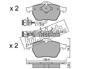 ΤΑΚ. AUDI A6 1.8i 20V   FRITECH\"E\" fri.tech. 188.0