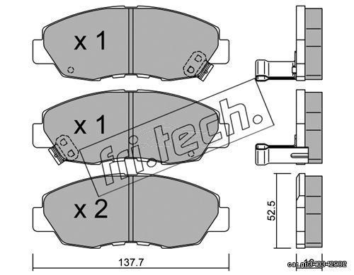 ΤΑΚ. HONDA ACCORD IV 2.0 FRITECH   \"E\" fri.tech. 393.0