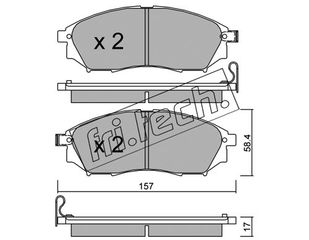 ΤΑΚ. NISSAN NAVARA 2.5 DCI,KOLEOS 2.5 08- \"E\" FRITECH fri.tech. 835.0