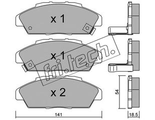 ΚΑΤΑΡΓΗΘΗΚΕ,ΤΑΚ. HONDA ACCORD IV 2.2  FRITECH  \"E\" fri.tech. 394.0