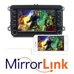 VW SEAT SKODA οθόνη OEM android 10 hd 7'' 2 gb ram 32gb rom radio usb gps mirrror link Ελληνικό μενου΄BT CANBUS-thumb-1