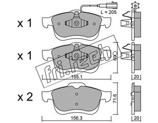 ΤΑΚ. FIAT DOBLO 1.4 & 1.3 D MULTIJET 10- \"O\" FRITECH fri.tech. 840.0