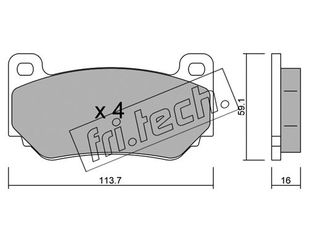 ΤΑΚ. MG TF 160         FRITECH \"E\" fri.tech. 406.0