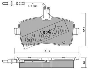 ΤΑΚ. PEUGEOT           FRITECH \"E\" fri.tech. 616.0