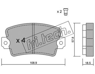 ΤΑΚ. RENAULT           FRITECH \"E\" fri.tech. 193.0