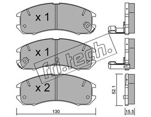 ΤΑΚ. MAZDA 626 III 1.6,1.8,2.0  -92  FRITECH \"E\" fri.tech. 070.0