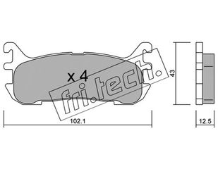 ΤΑΚ. MAZDA MX 5 1.6,1.8 FRITECH \"O\" fri.tech. 408.0