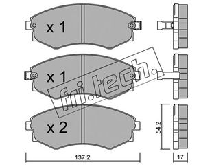 ΤΑΚ. HYUNDAI, KIA       FRITECH \"E\" fri.tech. 195.0