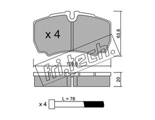 ΤΑΚ. FORD TRANSIT 2.4 TDI 06-,IVECO DAILY 29,35 02- \"E\" fri.tech. 620.0