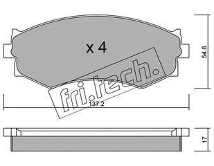 ΤΑΚ. NISSAN PRIMERA ALL -96  \"E\" fri.tech. 197.0