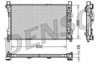 ΨΥΓΕΙΟ ΝΕΡΟΥ MERCEDES C-CLASS (W203) 650x399x28 DENSO DENSO DRM17079