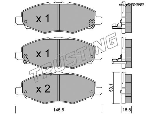 ΤΑΚ. TOYOTA HILUX 2.5D 05-06  \"E\" DEX DEX 2814.0