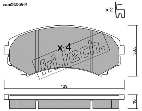 ΤΑΚ. MAZDA-MITSUBISHI  FRITECH \"E\" fri.tech. 414.0