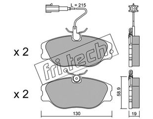 ΤΑΚ. A/R SPIDER 2.0 T.S-FIAT TIPO 2.0 16V-LANCIA     FRITECH \"O\" fri.tech. 074.1