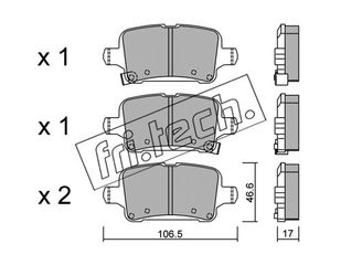 ΤΑΚ. OPEL ASTRA K ALL 15> \"O\" FRITECH fri.tech. 1116.0