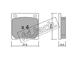 ΤΑΚ. HONDA-NISSAN      FRITECH \"E\" fri.tech. 238.0