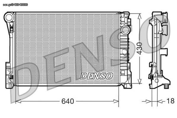 ΨΥΓΕΙΟ ΝΕΡΟΥ MERCEDES C-CLASS (W204) 640x430x18 DENSO DENSO DRM17111