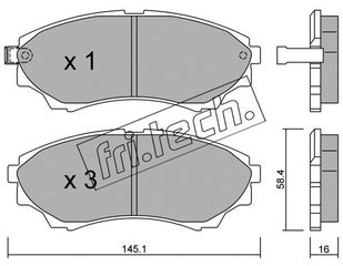 ΤΑΚ. FORD-MAZDA  FRITECH \"E\" fri.tech. 626.0