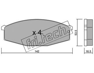 ΤΑΚ. NISSAN PATROL 2.8  FRITECH\"E\" fri.tech. 112.0