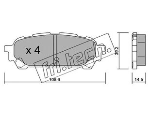 ΤΑΚ. SUBARU            FRITECH \"O\" fri.tech. 629.0
