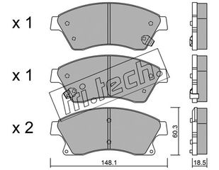 ΤΑΚ. CHEVROLET CRUZE 1.6-OPEL ASTRA J 1.4,1.6 09- \"E\" FRITECH fri.tech. 855.0