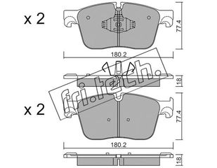 ΤΑΚΑΚΙΑ(FRONT)-RANGE ROVER VELAR(L560) 2.0 D TD4 17- fri.tech. 1124.0