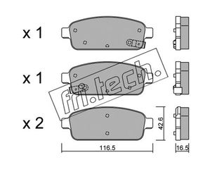 ΤΑΚ. CHEVROLET CRUZE-OPEL ASTRA J ALL 09- \"O\" FRITECH fri.tech. 857.0